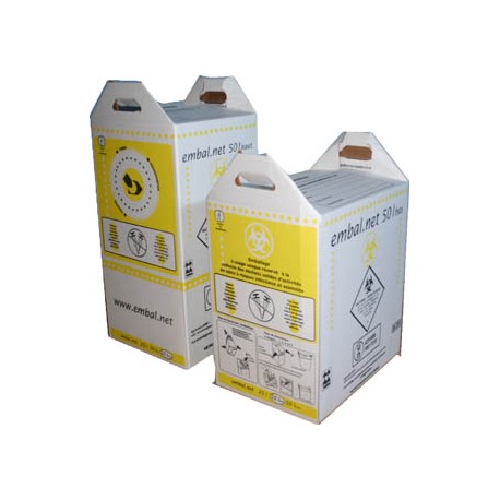 Nos boîtes en carton DASRI vous permettent de transporter des déchets médicaux facilement.